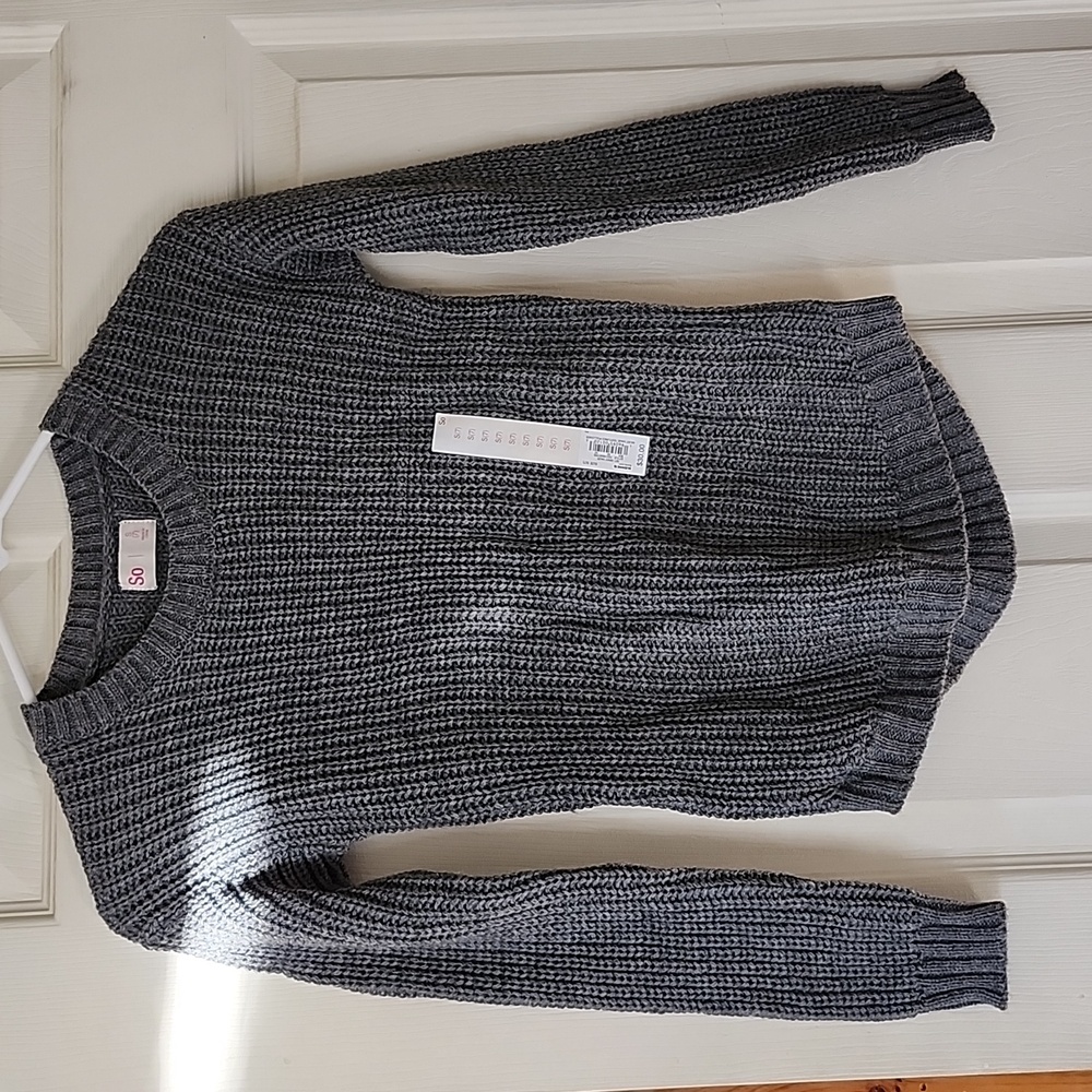 Grey kids sweater